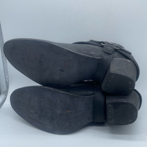 Matisse Danny Distressed Leather Western Removable Harness Cowgirl Bootie Size 9 - Picture 8 of 13